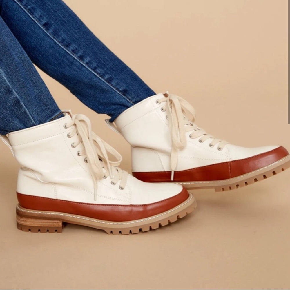 Shop Red Dress - Oasis Society boots, worn once